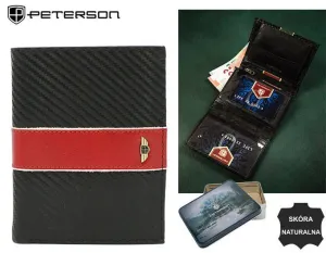 Veľká pánska kožená peňaženka bez zapínania - Peterson #9272856