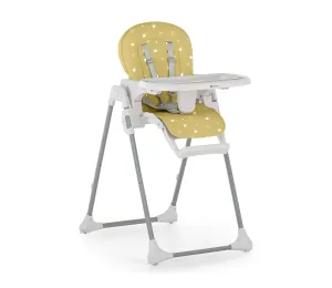Petite&Mars PETITE&MARS - Detská jedálenská stolička GUSTO žltá