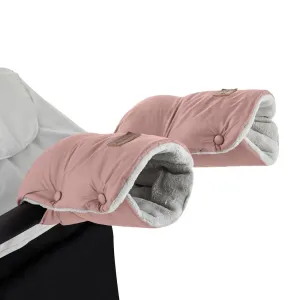 Petite&mars Rukávník rukavice Jasie Dusty Pink,PETITE&MARS Rukávnik / rukavice Jasie na kočík Dusty Pink