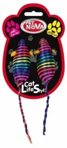 Pet Nova CAT mousecolourset 7 hračka pre mačky farebné myšky 2ks
