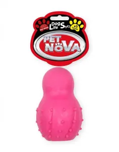 Pet Nova TPR SNOWMAN PINK hračka pre psy 9,5cm