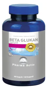 PHARMA ACTIV Beta glukán 1,3/1,6 D čistý extrakt 60 kapsúl