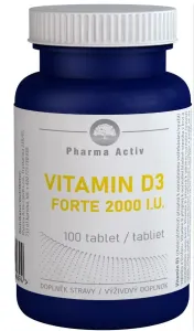 Pharma Activ Vitamin D3 FORTE 2000 I.U. tbl 1x100 ks