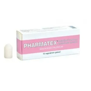 PHARMATEX 18,9 mg vaginálne čapíky sup vag (blis.PVC/LDPE) 18,9 mg 1x10 ks