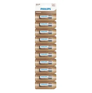 PHILIPS LR6AL10S/10 Entry Alkaline tužkové batérie 10 kusov