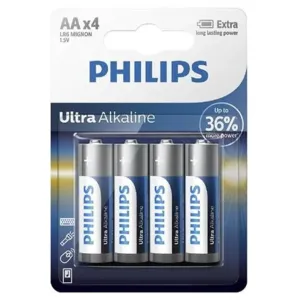 PHILLIPS Batéria Philips ULTRA ALKALINE LR6-P4 LR6E4B/10