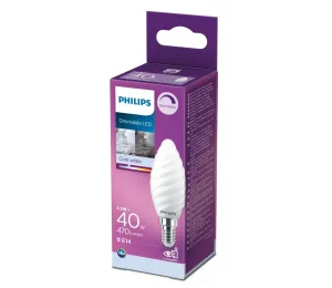 Philips LED Stmievateľná žiarovka Philips E14/4,5W/230V 4000K