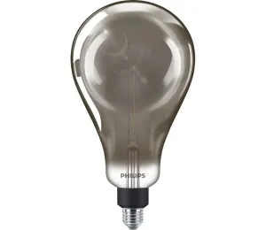 Philips LED Stmievateľná žiarovka SMOKY VINTAGE Philips A160 E27/6,5W/230V 4000K