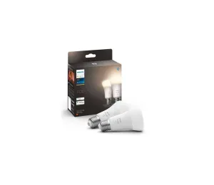 Philips SADA 2x LED Stmievateľná žiarovka Philips Hue WHITE E27/9,5W/230V 2700K