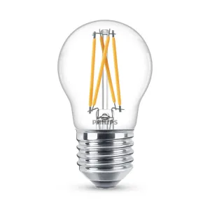 Philips WarmGlow LED žiarovka E27 P45 2,5 W číra #4651479