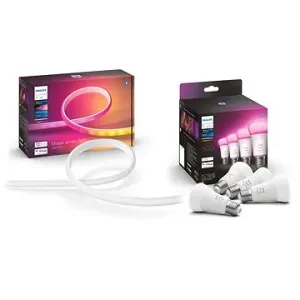 Philips Hue Gradient Lightstrip + White and Color Ambiance 6,5 W 800 E27 4 ks #6447697