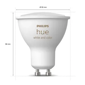 Philips Hue White and Color Ambiance 4,3 W 350 GU10 3 ks