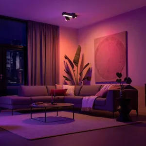 Philips Hue White and Color Ambiance Centris 3L Cross Ceiling Čierna 50608/30/P7