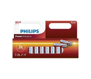 Philips Philips LR6P12W/10 - 12 ks Alkalická batéria AA POWER ALKALINE 1,5V