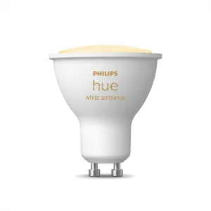 Philips Hue White Ambiance 4,3 W GU10 LED žiarovka #3929704