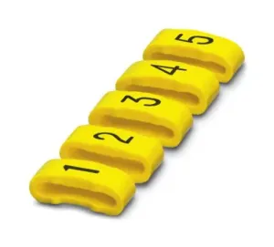 Phoenix Contact 826637 Conductor Marker Carrier, Pvc, Yellow
