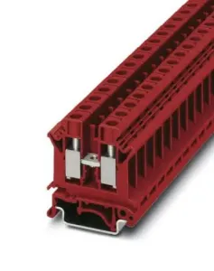 Phoenix Contact 3022315 Dinrail Terminal Block, 2Way, 6Awg, Red