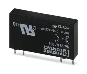 Phoenix Contact 2967963 Solid State Relay, Spst-No, 0.75A, 66V