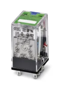 Phoenix Contact 2834151 Power Relay, Dpdt, 10A, 250V