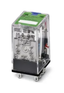 Phoenix Contact 2834177 Power Relay, Dpdt, 10A, 250V