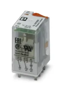 Phoenix Contact 2903666 Power Relay, Dpdt, 12A, 250V