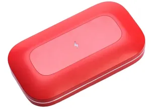 Uzavretý dezinfekčný box PhoneSoap PRO - červený