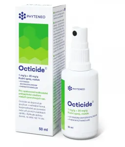 Phyteneo Octicide 1mg/g + 20mg/g kožný roztokový sprej aer deo (fľ. HDPE) 50 ml