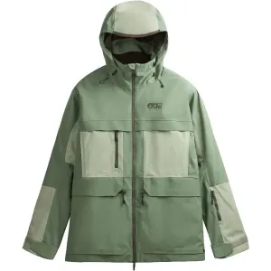 Picture STONE Pánska zimná bunda, tmavo zelená, veľkosť #8472572