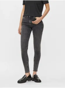 Tmavosivé džínsy úzkeho strihu Delly - Ženy