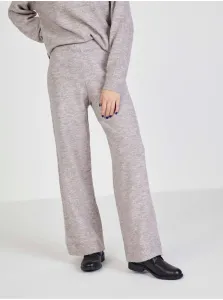 Light Grey Trousers Pieces Cindy - Women #732543