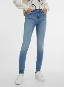 Light Blue Skinny Fit Jeans Pieces Delly - Women #616914