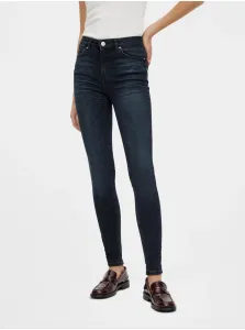 Dark Blue Skinny Fit Jeans Pieces Delly - Women #639030