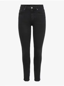 Women's Slim Fit Dark Grey Jeans Pieces Nunna - Women's #7390896