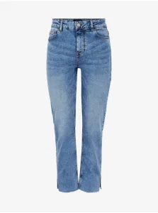 Blue Straight Fit Jeans Pieces Rico - Women