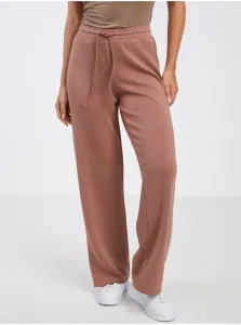 Brown Sweatpants Pieces Rise - Women #733628