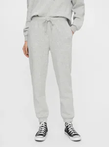 Light Grey Basic Sweatpants Pieces Chilli - Women