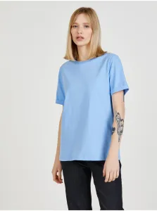 Light Blue T-Shirt Pieces Ria - Women #702863