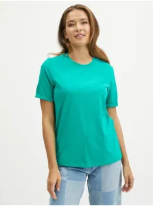 Green Basic T-Shirt Pieces Ria - Women #657038