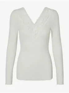 Pieces Dámske tričko PCSIRI Tight Fit 17095374 Bright White XL