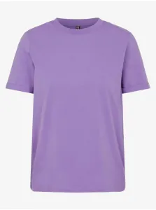 Purple T-Shirt Pieces Ria - Women #702818