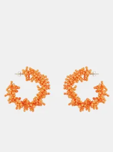Orange Earrings Pieces Teads - Women