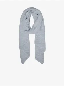 Light Blue Ribbed Scarf Pieces Pyron - Women