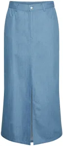 Pieces Dámska sukňa PCASTA 17150001 Light Blue Denim XL