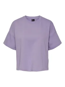 Pieces Dámske tričko PCCHILLI Loose Fit 17118870 Lavender M