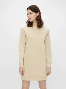 Cream Sweatshirt Dress Pieces - Women #735357
