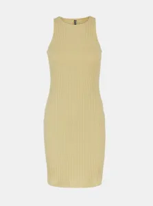 Béžové púzdrové šaty Pieces Tiana #734765