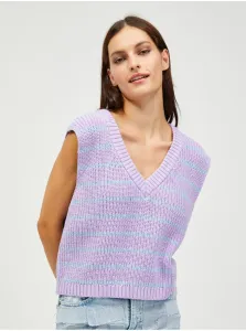 Light Purple Short Sweater Vest Pieces Liviana - Women