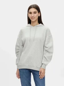 Light Grey Hoodi Sweatshirt Pieces Franci - Women #1056424