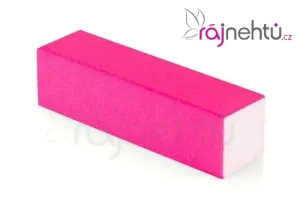 Pilník blok farebný - neón ružový