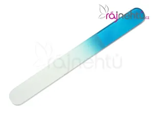 Pilník sklenený veľký - modrý